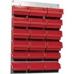 Küpper 13072 Ploché panely z ocelového plechu, 1 ks, červené boxy (d x š) 60 cm x 40 cm 1 ks