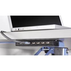 Renkforce RF-4791678 7 portů USB Hub kovový ukazatel, pro montáž na zeď černá
