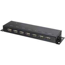Renkforce RF-4791678 7 portů USB Hub kovový ukazatel, pro montáž na zeď černá