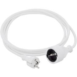 HAWA 1008291 napájecí prodlužovací kabel 16 A bílá 5.00 m H05VV-F 3G 1,5 mm²