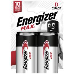 Energizer Max LR20 baterie velké mono D alkalicko-manganová 1.5 V 2 ks
