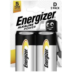Energizer Power LR20 baterie velké mono D alkalicko-manganová 1.5 V 2 ks
