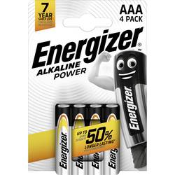 Energizer Power LR03 mikrotužková baterie AAA alkalicko-manganová 1.5 V 4 ks