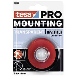 tesa Mounting PRO Transparent 66965-00001-00 montážní páska transparentní (d x š) 5 m x 19 mm 1 ks