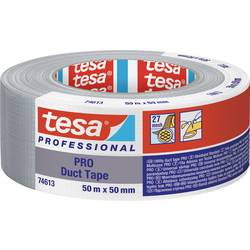 tesa Duct Tape PRO 74613 74613-00003-00 instalatérská izolační páska šedá (d x š) 50 m x 50 mm 1.00 ks