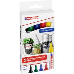 Edding 3000 4-3000-5 permanentní popisovač černá, modrá, červená, zelená, žlutá Vodotěsné: Ano