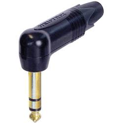 Neutrik NP3RX-B jack konektor 6.35 mm zástrčka, zahnutá Pólů: 3 stereo černá 1 ks