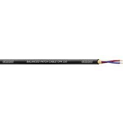 Cordial CPK 220 mikrofonový kabel UNITRONIC® MICROPHONE 2 x 0.2 mm² + 2 x 0.2 mm² černá metrové zboží
