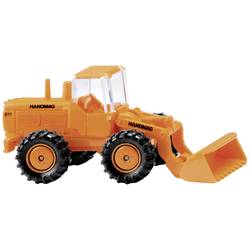 Wiking 0974 03 N model stavebního vozidla Hanomag Kolový nakladač oranžový