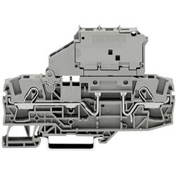 WAGO 2006-1631 jistící svorka 7.50 mm pružinová svorka osazení: L šedá 1 ks