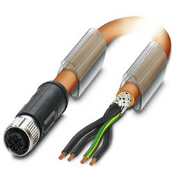 Phoenix Contact SAC-4P-FSS/ 5,0-PUR PE SH SCO připojovací kabel pro senzory - aktory, 1424098, piny: 4, 5.00 m, 1 ks