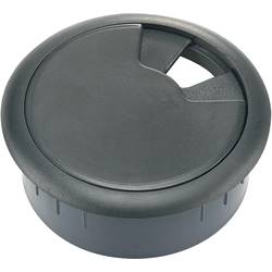TRU COMPONENTS WP50BK kabelová průchodka pro pracovní desky ABS, černá, 1 ks