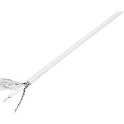 TRU COMPONENTS RG6 /U, 1570973 koaxiální kabel, vnější Ø: 6.60 mm, 75 Ω, 120 dB, bílá, 10 m