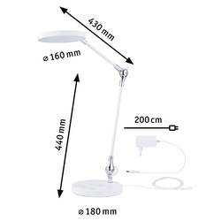 Paulmann NUMIS 79884 LED stolní lampa LED pevně vestavěné LED 11 W bílá