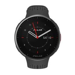 Polar Pacer Pro GPS hodinky pro běžce 45 mm S/L karbonová, šedá