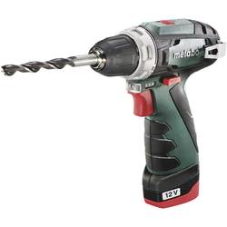 Metabo PowerMaxx BS Basic aku vrtací šroubovák, 12 V, 2.0 Ah Li-Ion vč. 2x aku, vč. nabíječky, 600984000