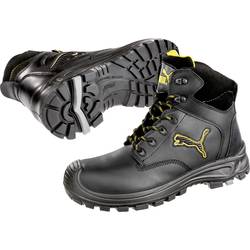 PUMA Borneo Black Mid 630411-46 bezpečnostní obuv S3, velikost (EU) 46, černá, žlutá, 1 ks
