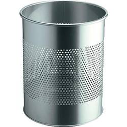 Durable METALL 331023 odpadkový koš 15 l (Ø x v) 260 mm x 31.5 cm ocel stříbrná 1 ks