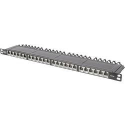 Digitus DN-91624S-SL-EA 24 portů síťový patch panel 483 mm (19) CAT 6A 0.5 U černá