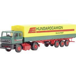 Kibri 14699 H0 model nákladního vozidla Raba 2osý traktor RABA s planírním letadlem HUNGAROCAMION