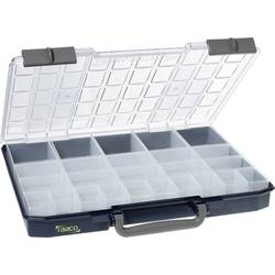 raaco CarryLite 55 5x10-25/2 kufřík na součástky (d x š x v) 330 x 415 x 57 mm přihrádek: 25 pevné rozčlenění Obsah 1 ks