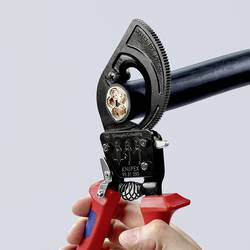 Knipex Kabelschneider 250mm fuer Kabel 32mm/240mm² Knipex 95 31 250 štípací kleště na kabely s ráčnou Vhodné pro (odizolační technika) hliníkový a měděný