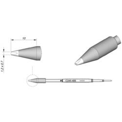 JBC Tools C245406 pájecí hrot dlátový, rovný Velikost hrotů 0.7 mm Délka hrotů 10 mm Obsah 1 ks