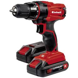 Einhell TC-CD 18-2 Li aku vrtací šroubovák, 18 V, 1500 mAh Li-Ion kufřík, vč. 2x aku, 4513820