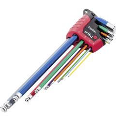 Wiha 369F inbus sada klíčů 1.5 mm, 2 mm, 2.5 mm, 3 mm, 5 mm, 6 mm 9dílná