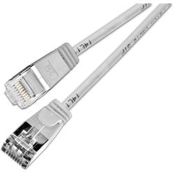 Slim Wirewin PKW-LIGHT-STP-K6 1.0 RJ45 síťové kabely, propojovací kabely CAT 6 U/FTP 1.00 m šedá 1 ks