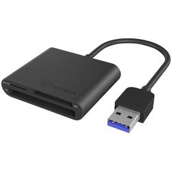 ICY BOX IB-CR301-U3 Externer Multi Card Reader (CF, SD, Micro SD) mit USB 3.0 Hostanschl externí čtečka paměťových karet / hub USB 3.0 černá