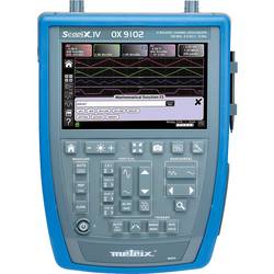 Metrix OX 9102 digitální osciloskop 100 MHz 2kanálový 2.5 GSa/s 100 kpts 12 Bit s pamětí (DSO), ruční provedení, funkce multimetru, spektrální analyzátor 1 ks
