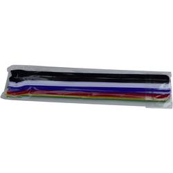 TRU COMPONENTS 804-06-Bag kabelový manažer na suchý zip ke spojování háčková a flaušová část (d x š) 250 mm x 13 mm barevná 10 ks