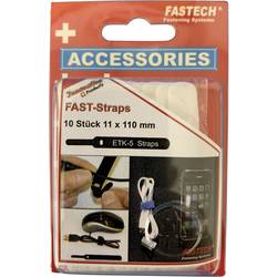 FASTECH® 800-010C kabelový manažer na suchý zip ke spojování háčková a flaušová část (d x š) 110 mm x 11 mm bílá 10 ks