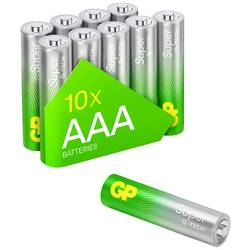GP Batteries Super mikrotužková baterie AAA alkalicko-manganová 1.5 V 10 ks