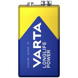 Varta LONGLIFE Power 9V Bli 1 baterie 9 V alkalicko-manganová 580 mAh 9 V 1 ks