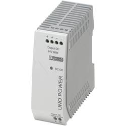 Phoenix Contact UNO-PS/1AC/24DC/60W síťový zdroj na DIN lištu, 24 V/DC, 2.5 A, 60 W, výstupy 1 x