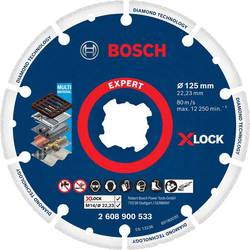 Bosch Accessories 2608900533 X-LOCK diamantový řezný kotouč Průměr 125 cm Ø otvoru 22.23 mm kov 1 ks