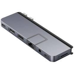 HYPER USB-C® dokovací stanice HyperDrive DUO Pro Vhodné pro značky (dokovací stanice pro notebook): univerzální MacBook integrovaná čtečka karet