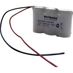 akumulátor do nouzových světel Beltrona N/A 3DSC1500HRK, s kabelem, 1500 mAh, 3.6 V