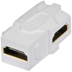 LINDY 60490 HDMI adaptér [1x HDMI zásuvka - 1x HDMI zásuvka] bílá