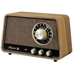 Sangean Premium Wooden Cabinet WR-101 stolní rádio AM, FM Bluetooth, AUX, FM vlašský ořech