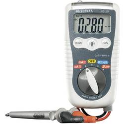VOLTCRAFT VC-20 digitální multimetr, ochrana proti stříkající vodě (IP54), CAT III 1000 V, CAT IV 600 V, Displej (counts): 4000