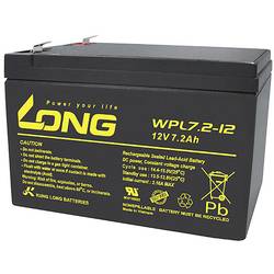 Long WPL7.2-12 WPL7.2-12 olověný akumulátor 12 V 7.2 Ah olověný se skelným rounem (š x v x h) 151 x 102 x 65 mm plochý konektor 6,35 mm nepatrné vybíjení,