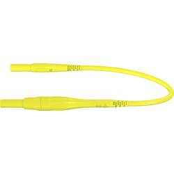 Stäubli XSMF-419 měřicí kabel lamelová zástrčka 4 mm lamelová zástrčka 4 mm 1.00 m žlutá 1 ks