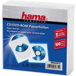 Hama obal na CD 00062672 1 CD/DVD/Blu-Ray bílá papír 100 ks