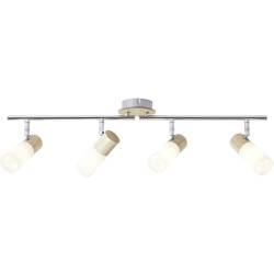 Brilliant Babsan 51432/50 stropní lampa LED E14 14 W dřevo (světlé), bílá