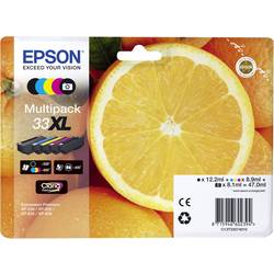 Epson Ink T3357, 33XL originál kombinované balení černá, foto černá, azurová, purppurová, žlutá C13T33574011