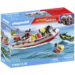 Playmobil® ACT!ON HEROES Požární člun s Aqua skútrem 71464