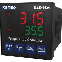 Emko ESM-4420 2bodový, P, PI, PD, PID termostat J , K, R , S , T , Pt100 -200 do 1700 °C relé 5 A, SSR (d x š x v) 95 x 48 x 48 mm